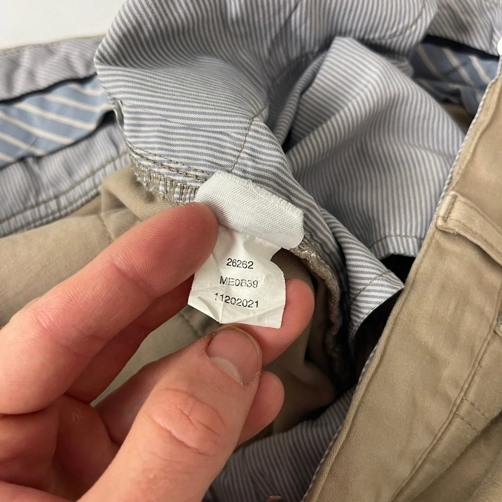 Peter Millar Pants Mens 36 Beige 5 Pocket Sateen Chino Preppy Office Luxury